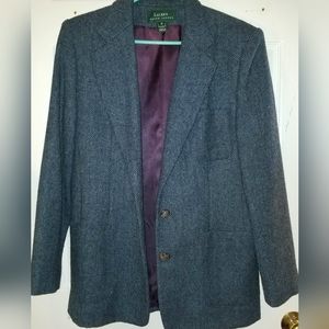 Lauren Ralph Lauren wool tweed blazer size 12